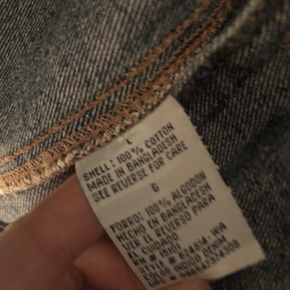 Vintage Wrangler Hero Oversized Denim Jacket L - Picture 8 of 8